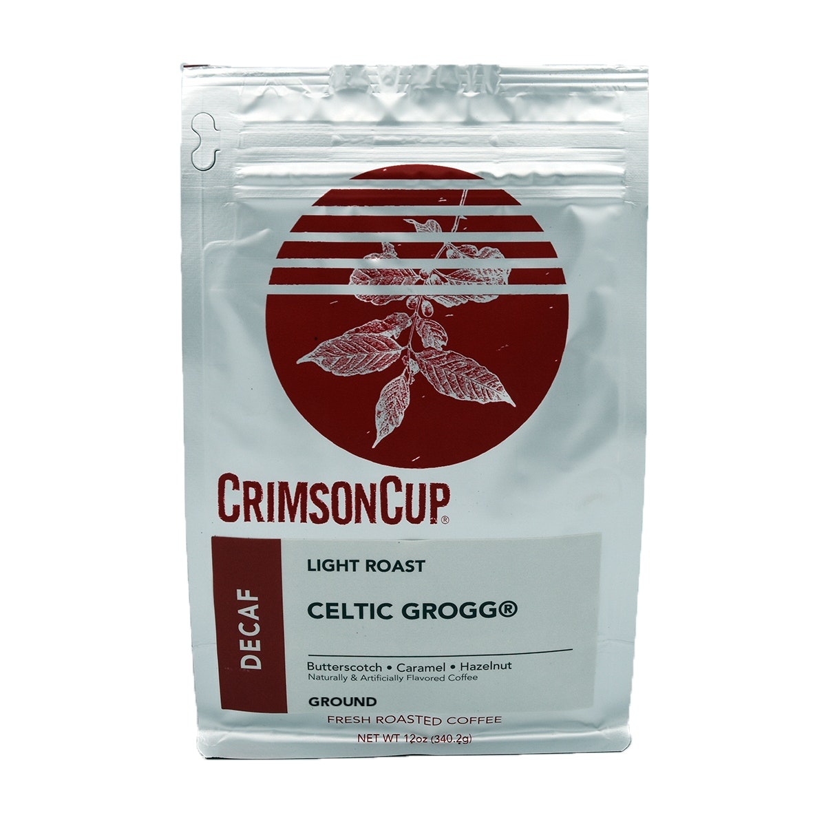 slide 1 of 1, Crimson Cup Decaf Celtic Grogg Ground, 12 oz