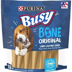 Purina Busy Bone Adult Dog Chew Bone Treats, Original