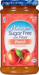 Polaner Sugar Free with Fiber Peach Preserves 13 oz