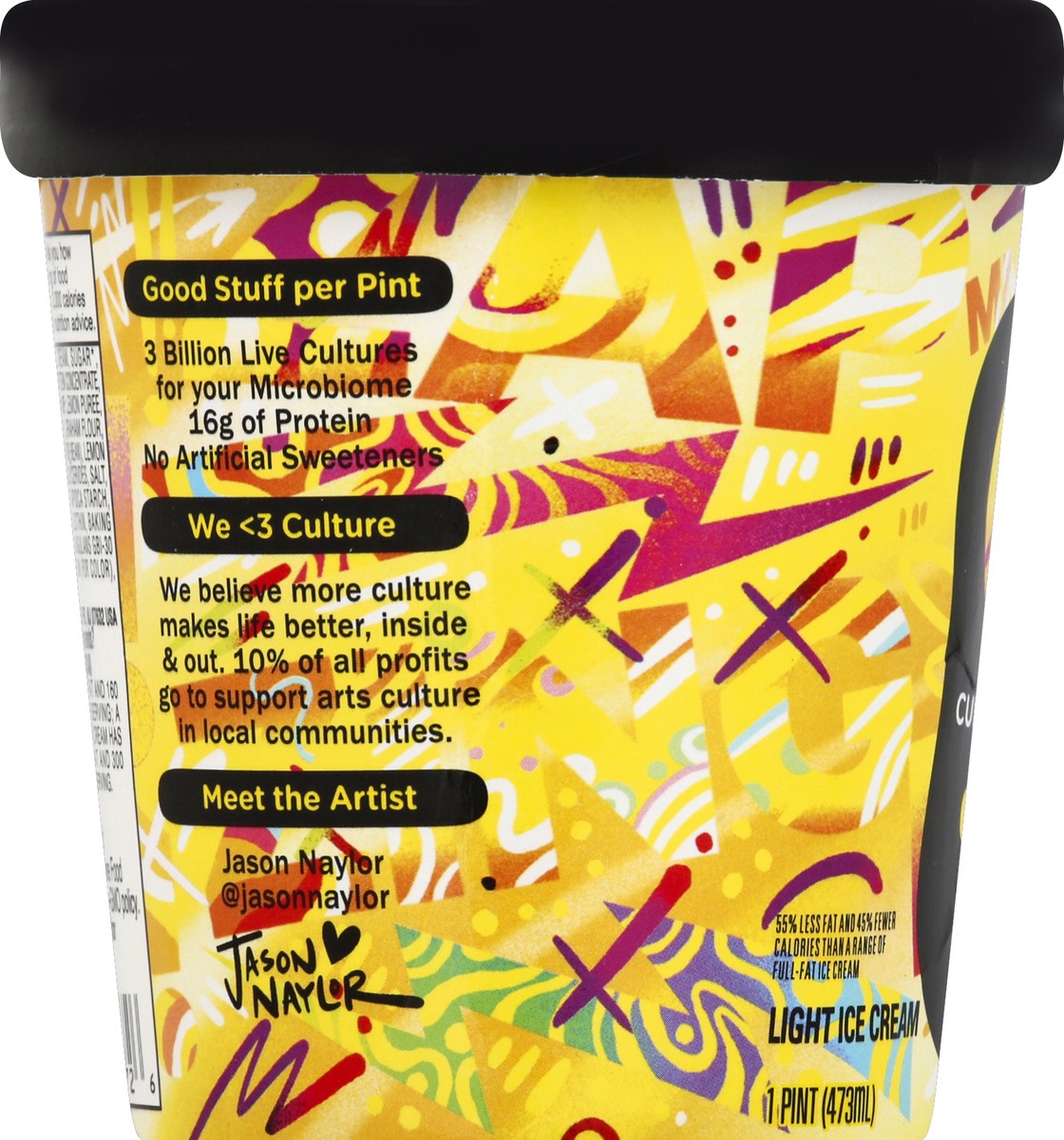 slide 3 of 6, Culture Republick Lemon & Graham Light Ice Cream, 1 pint