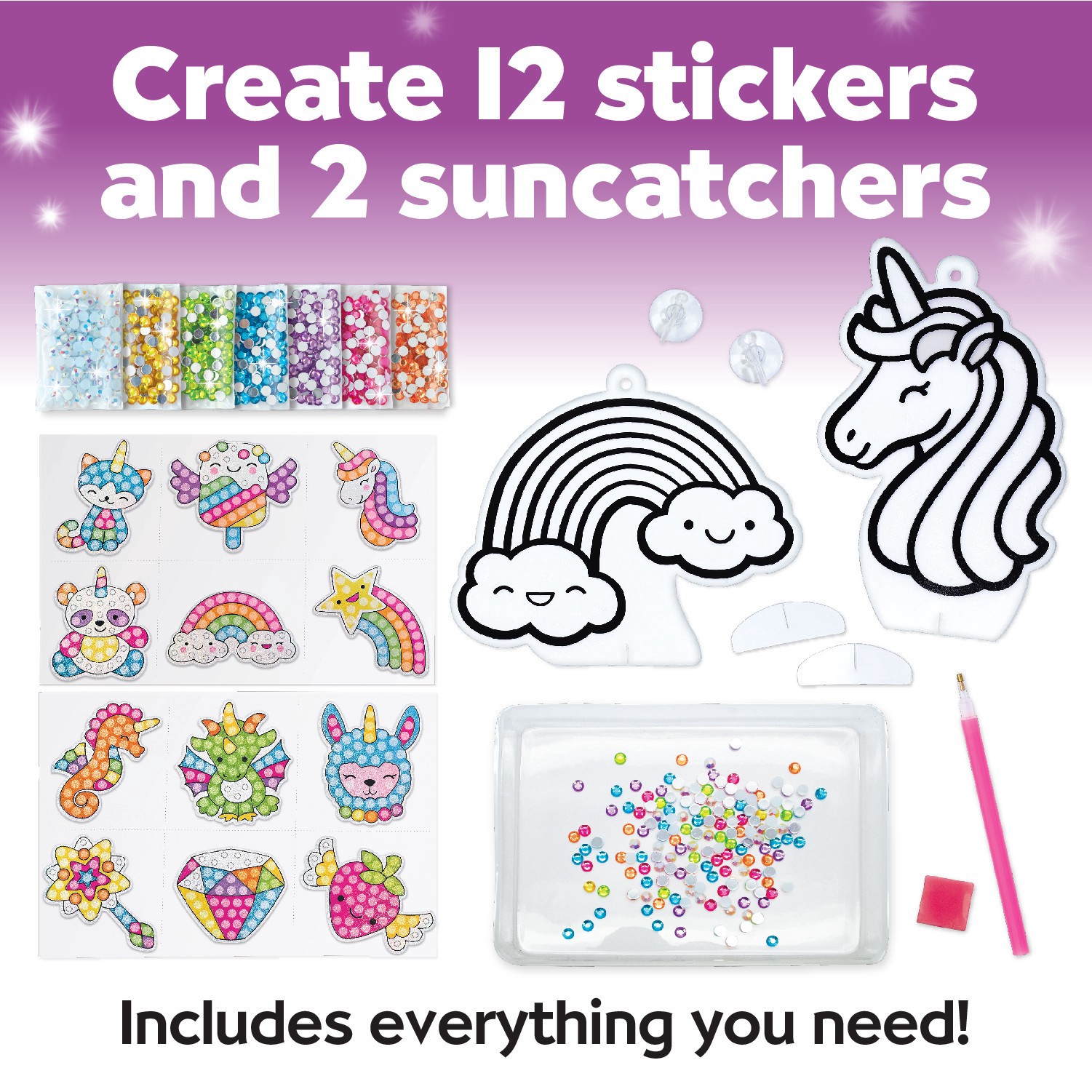 slide 2 of 10, Faber-Castell Magical Big Gem Diamond Painting, 1,021 ct