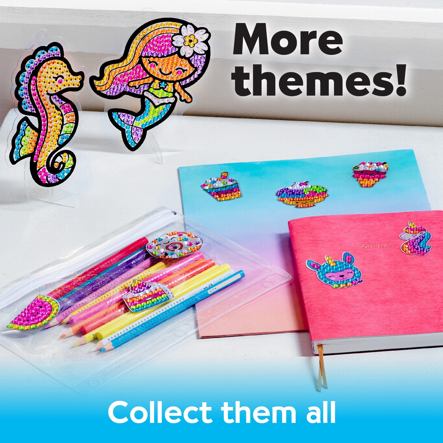 slide 9 of 10, Faber-Castell Magical Big Gem Diamond Painting, 1,021 ct