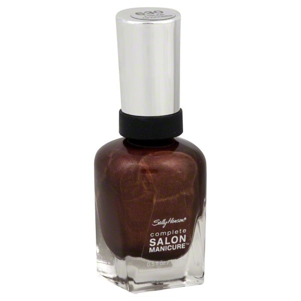 slide 1 of 1, Sally Hansen Nail Polish Haute Chocolate 630, 0.5 oz