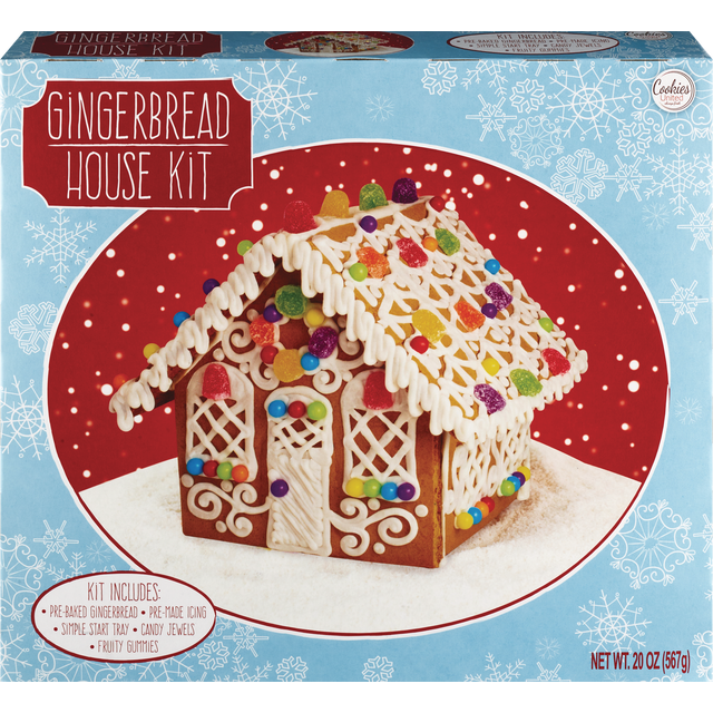 slide 1 of 1, Cookies United, Gingerbread House Kit, 20 Oz, 1 ct