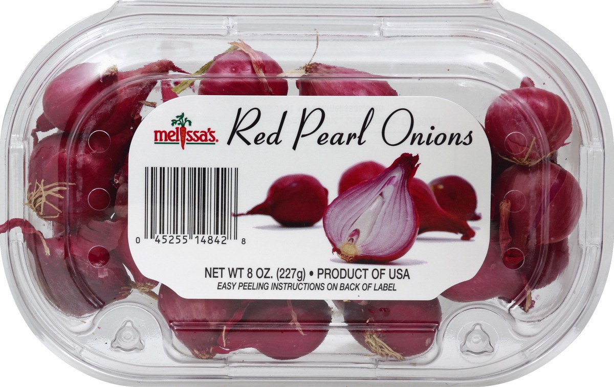 slide 1 of 4, Melissa's Red Pearl Onions, 7 oz