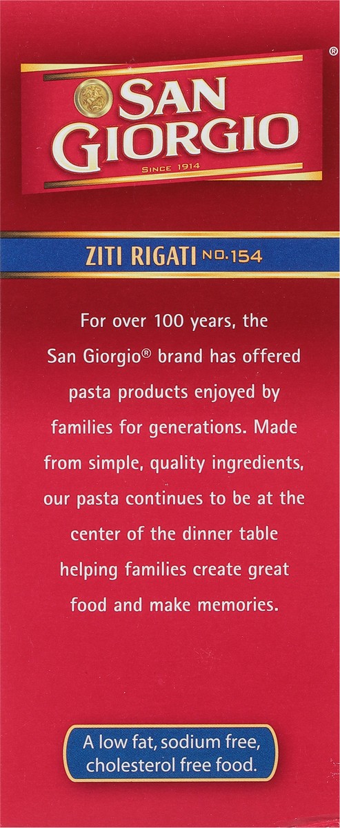 slide 4 of 13, San Giorgio No. 154 Ziti Rigati 16 oz, 16 oz