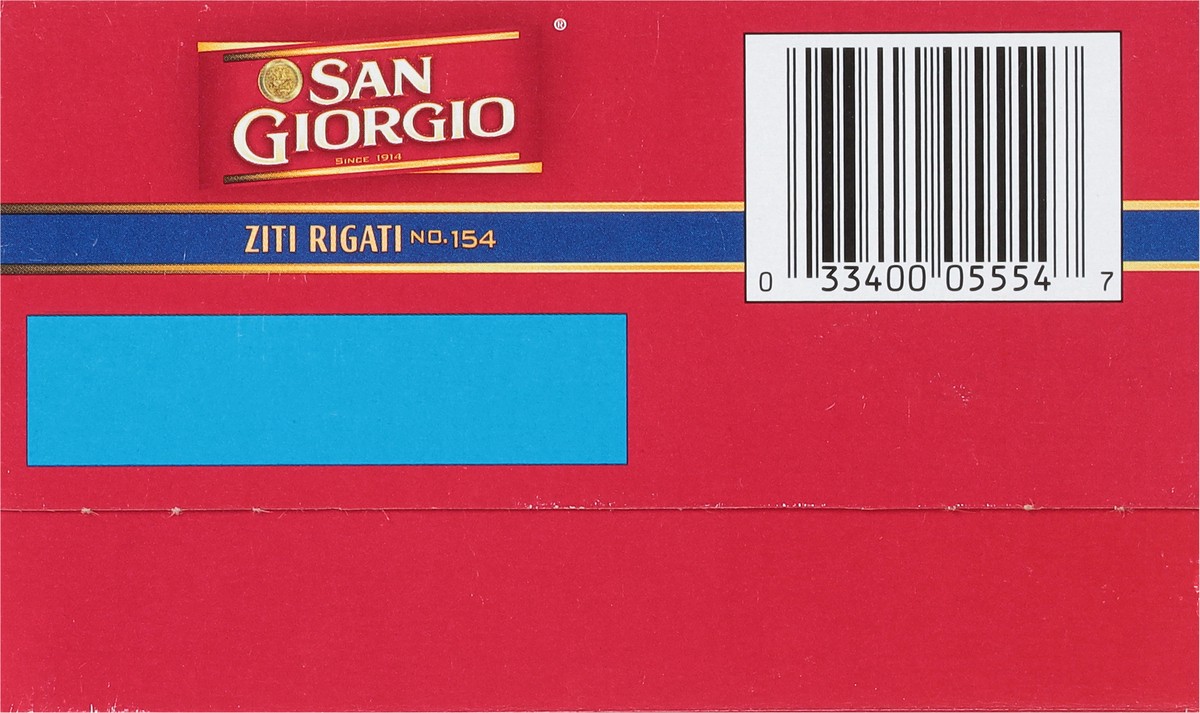 slide 5 of 13, San Giorgio No. 154 Ziti Rigati 16 oz, 16 oz