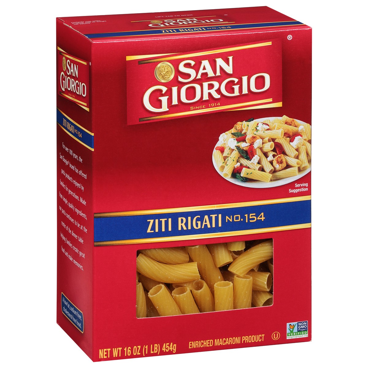 slide 3 of 13, San Giorgio No. 154 Ziti Rigati 16 oz, 16 oz