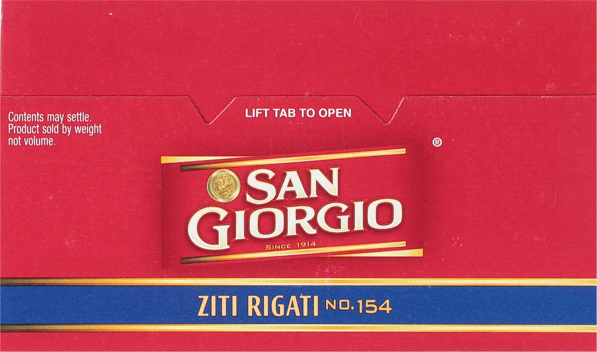 slide 7 of 13, San Giorgio No. 154 Ziti Rigati 16 oz, 16 oz