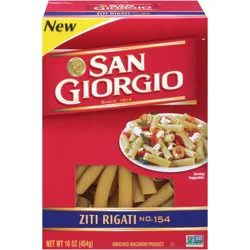 San Giorgio No. 154 Ziti Rigati 16 oz