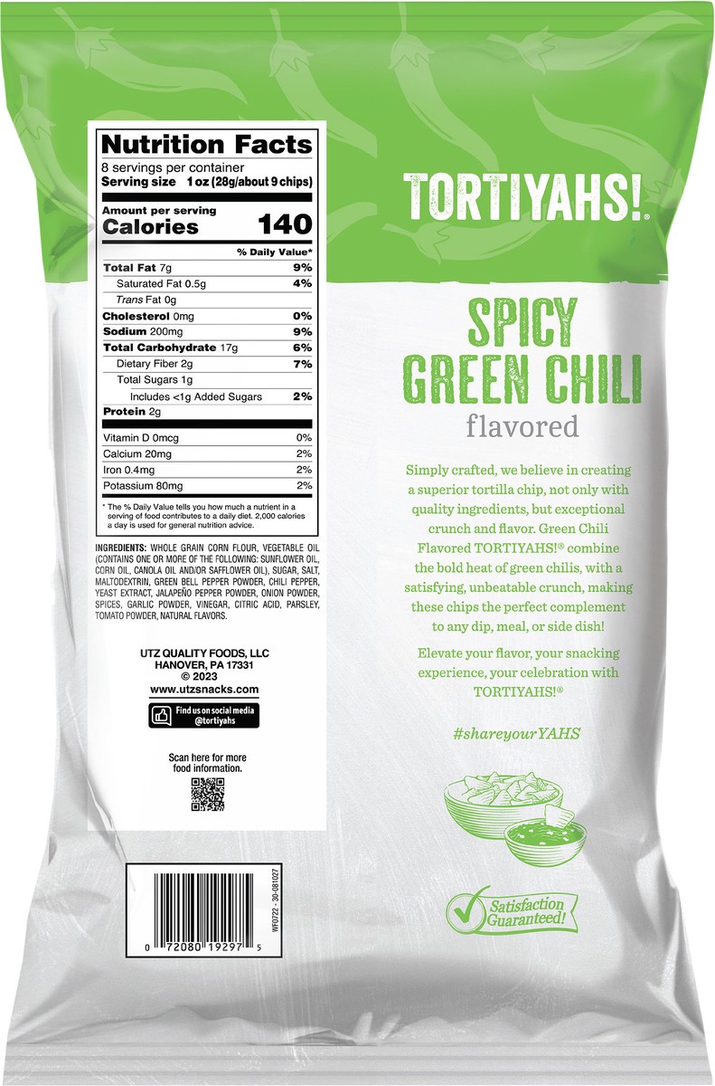 slide 7 of 12, Tortiyahs!! Spicy Green Chile Tortillas, 8 oz