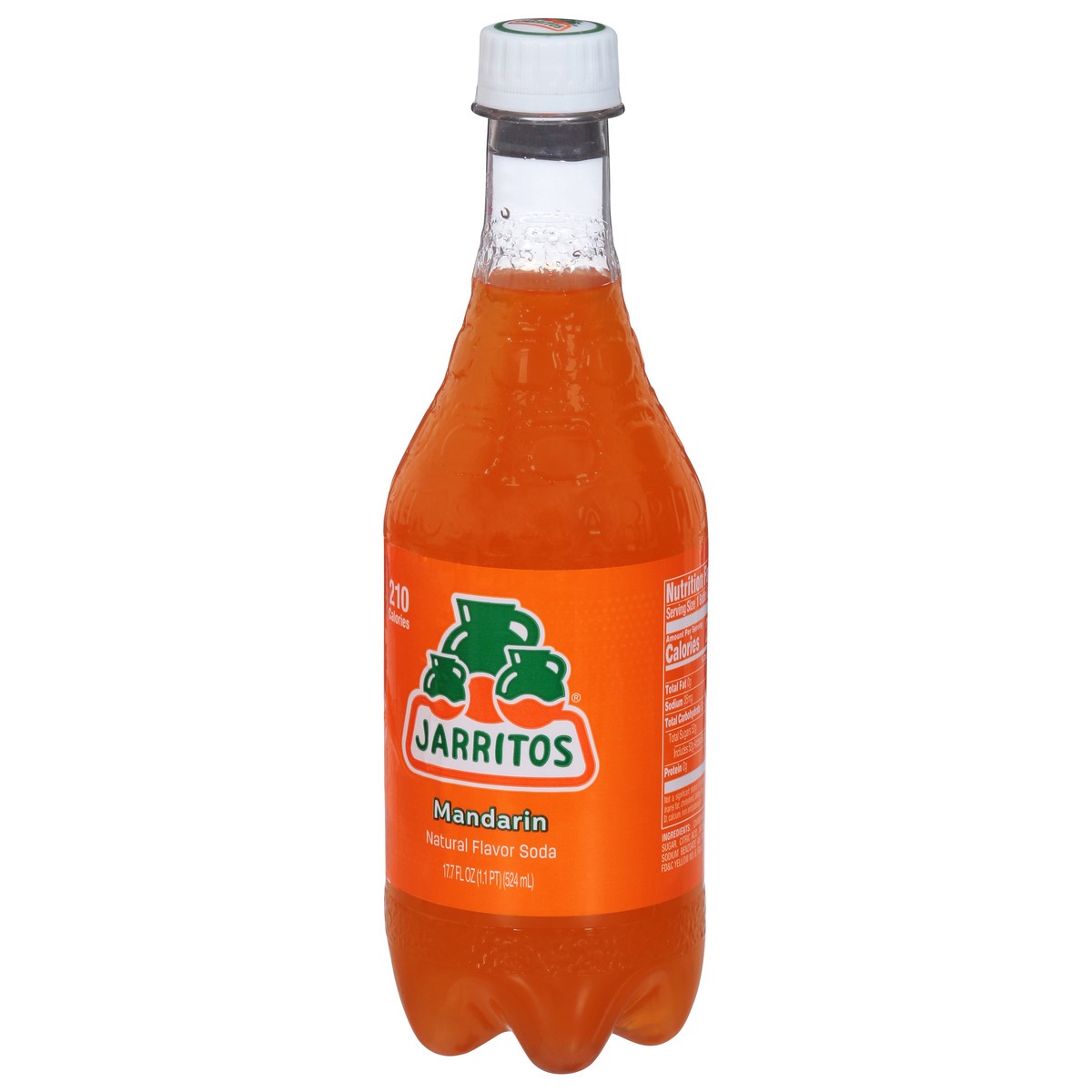 slide 6 of 9, Jarritos Mandarin Soda - 524 ml, 524 ml