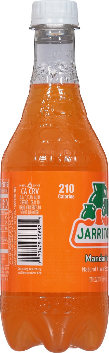 slide 7 of 9, Jarritos Mandarin Soda - 524 ml, 524 ml