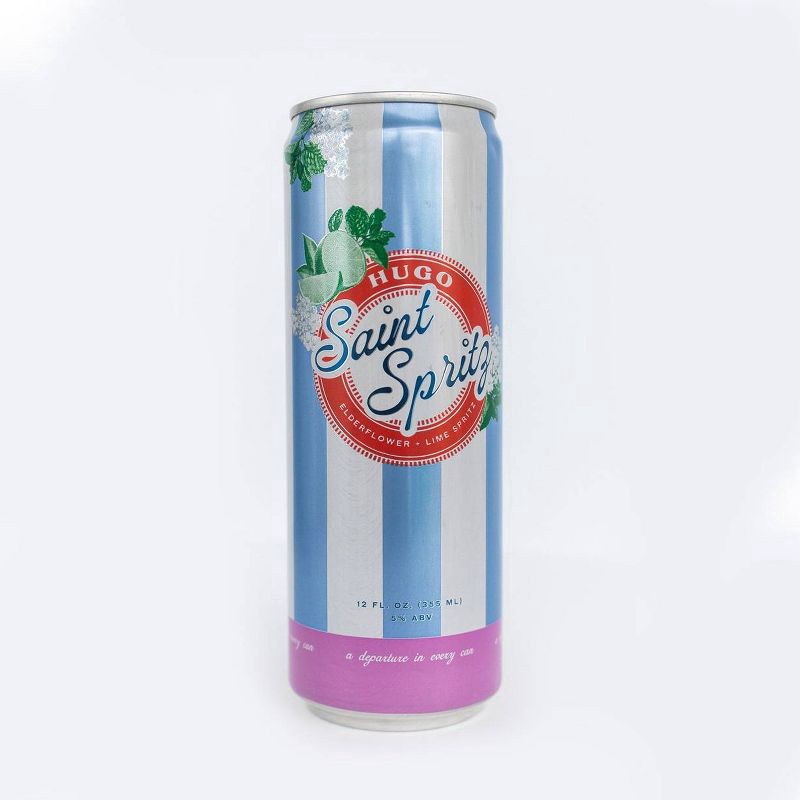 slide 4 of 5, Saint Spritz Elderflower Lime Wine Spritz 4 - 12 fl oz Cans, 4 ct