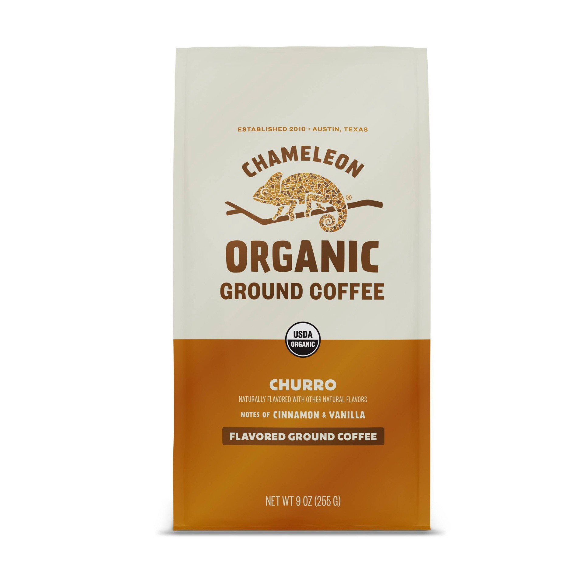 slide 1 of 6, Chameleon Cold-Brew Organic Churro Ground Coffee - 9 oz, 9 oz