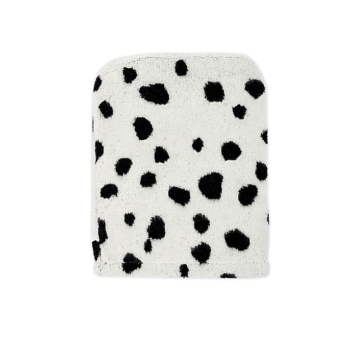 slide 1 of 1, Marmalade Kids Towel Gray Dots Wash Mitt, 1 ct