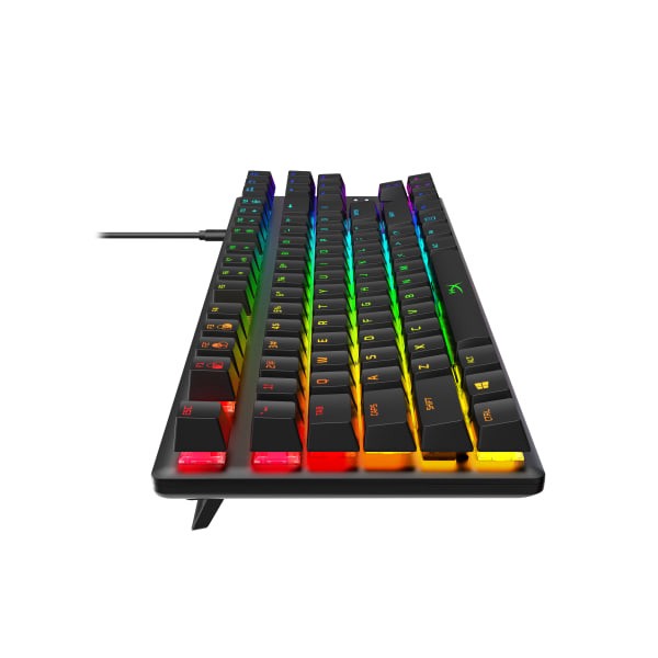 slide 2 of 5, Hp Hyperx Alloy Origins Core Mechanical Gaming Keyboard, Hx Aqua (Us Layout), Full Size, Black, 4P5P1Aa#Aba, 1 ct