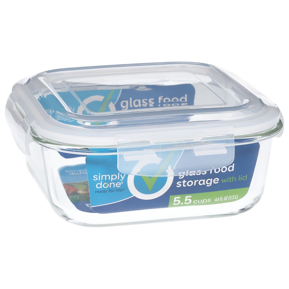 slide 11 of 13, Simply Done 5.5 Cups Glass Food Storage with Lid 1 ea, 1 ct