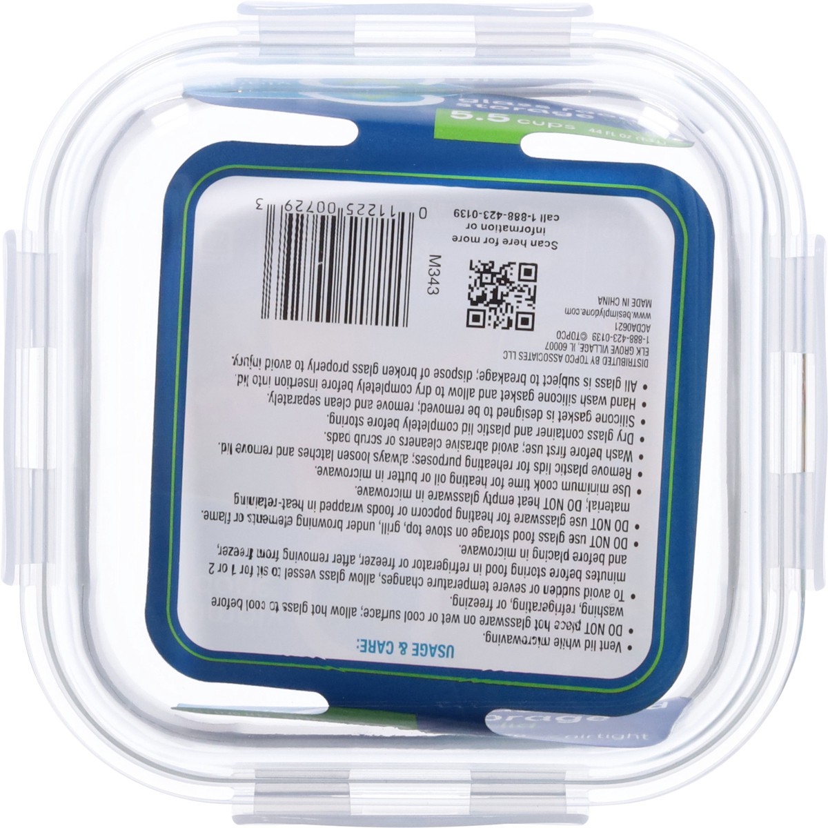 slide 12 of 13, Simply Done 5.5 Cups Glass Food Storage with Lid 1 ea, 1 ct