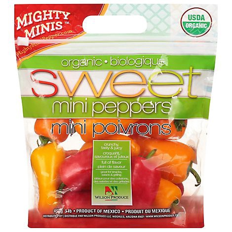 slide 1 of 1, Jacob's Peppers Bell Peppers Sweet Mini Organic Prepacked - 16 Oz, 16 oz