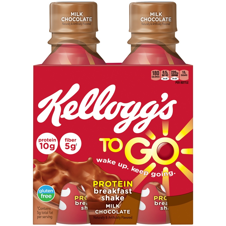 slide 2 of 5, Kellogg's Breakfast Shake 4 ea, 4 ct