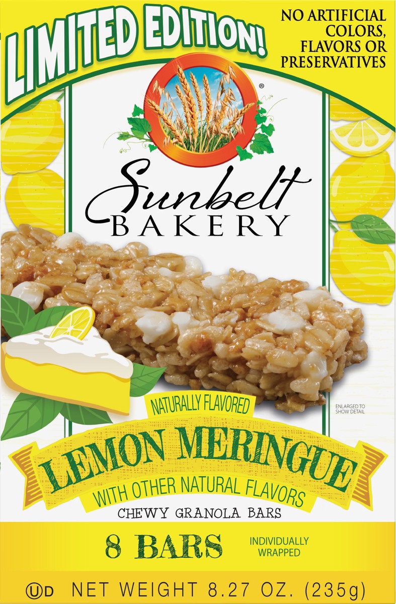 slide 7 of 9, Sunbelt Bakery Chewy Granola Bars, Sunbelt Bakery Family Pack Lemon Meringue, 8.27 oz