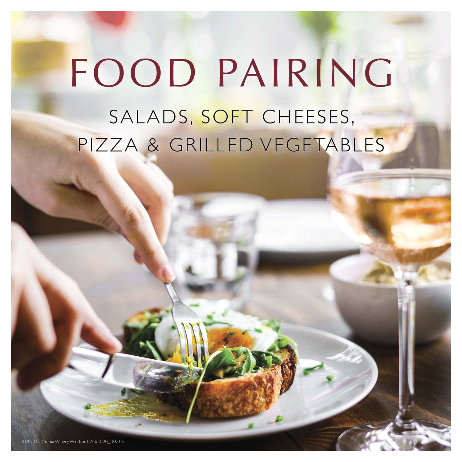 slide 5 of 5, La Crema Monterey 2020 Pinot Noir Rose 750 ml, 750 ml