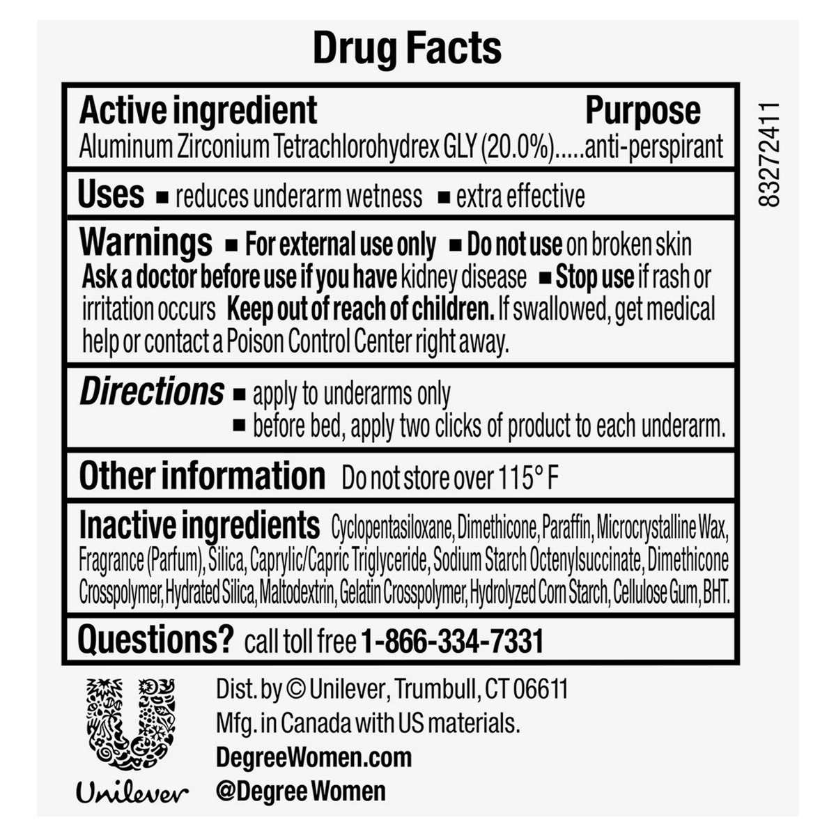 Degree Women Fresh Energy Clinical Antiperspirant Deodorant Cream, 1.7