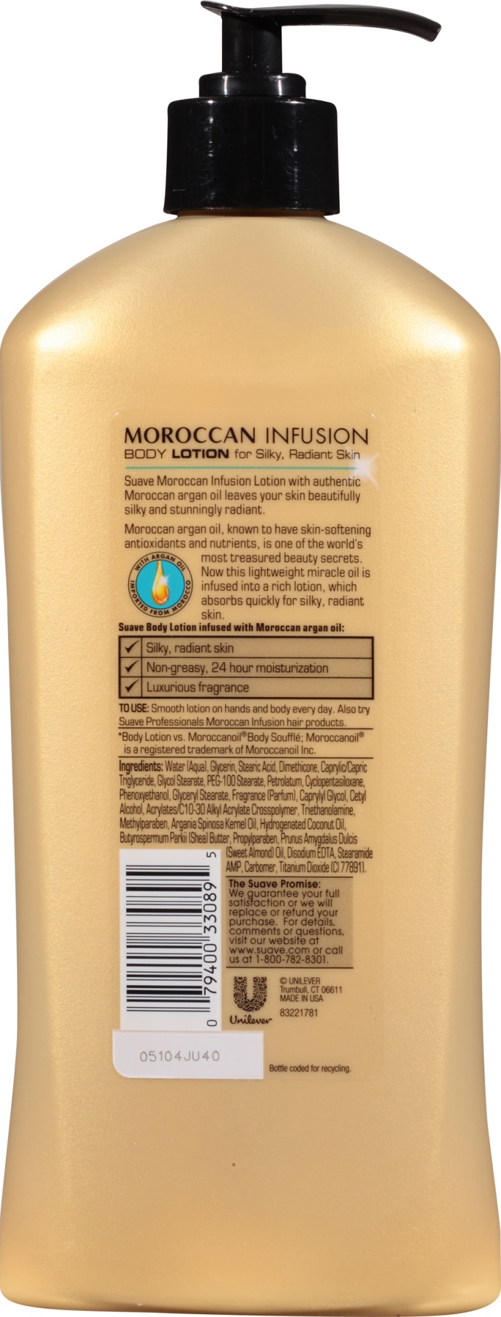 slide 4 of 7, Suave Professionals Moroccan Infusion Hand & Body Lotion, 18 oz