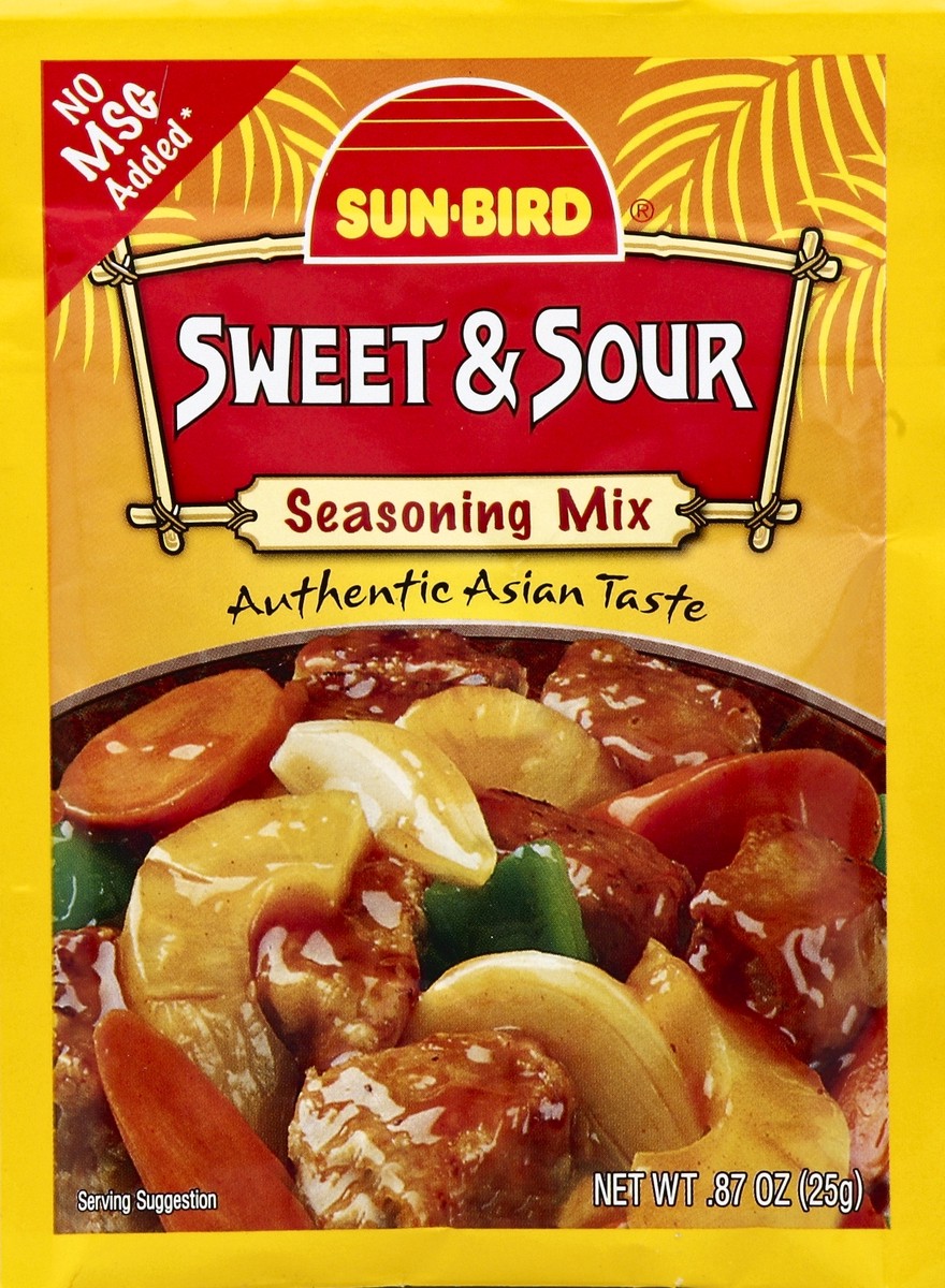 slide 2 of 2, Sun-Bird Sweet & Sour Seasoning Mix, 0.87 oz