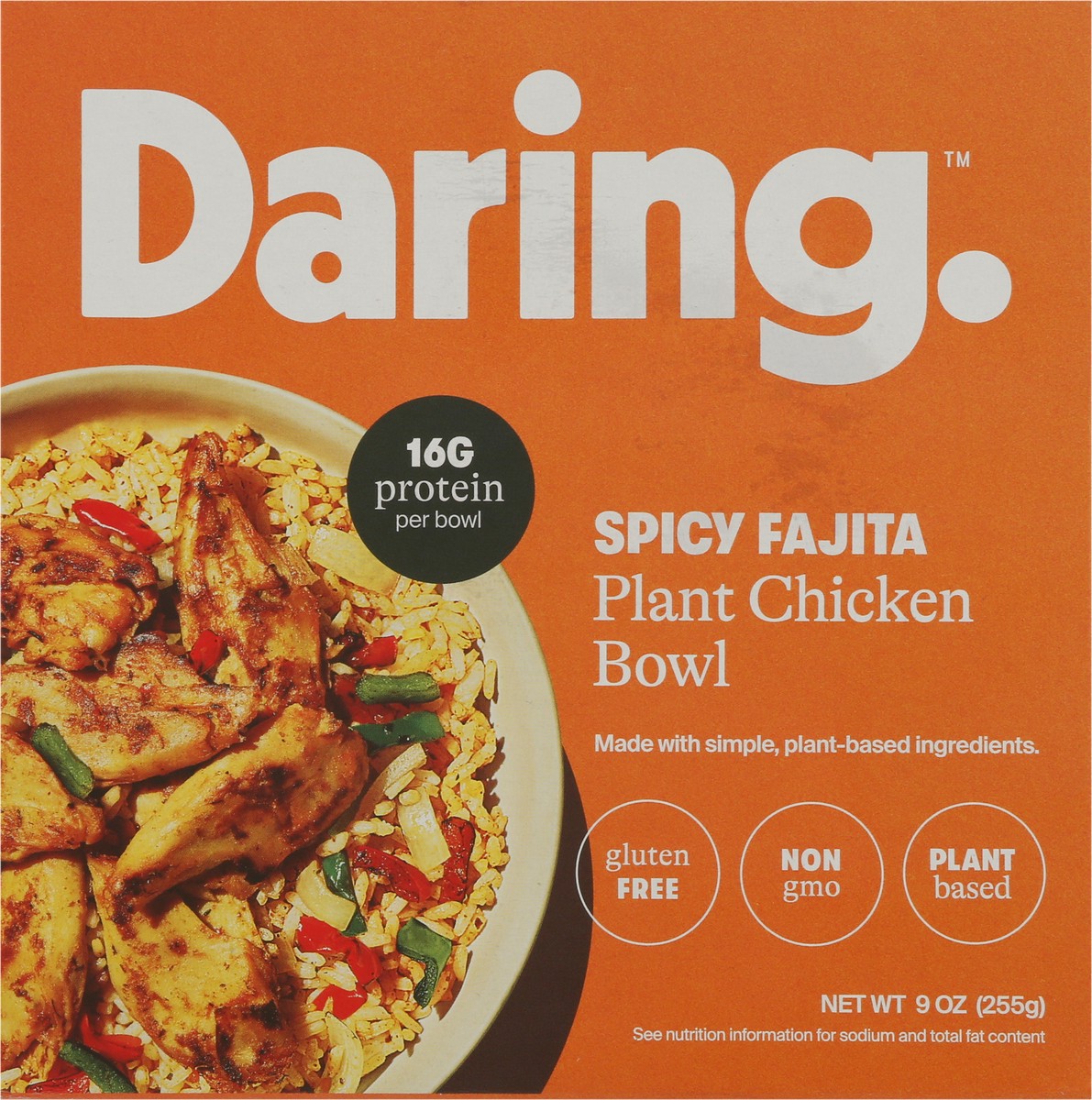 slide 7 of 13, Daring Fajita Plant Chicken Bowl 9 oz, 9 oz