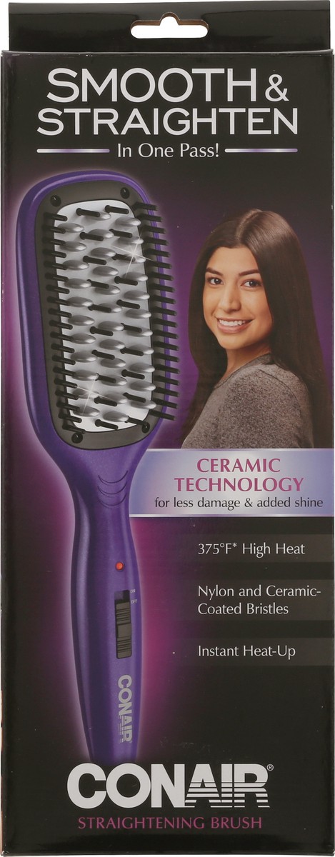 slide 3 of 9, Conair Straightening Brush 1 ea, 1 ct