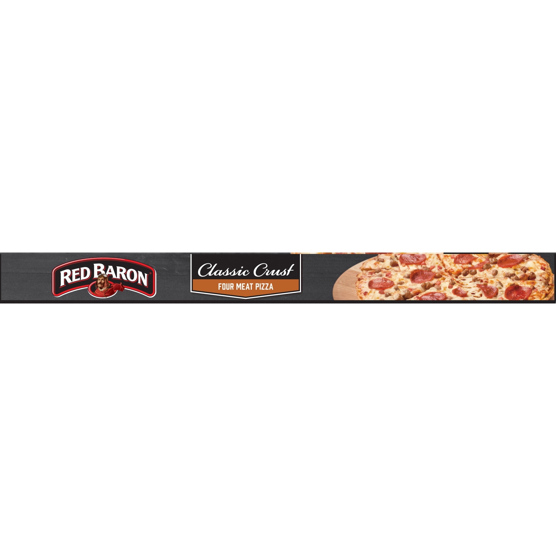 slide 4 of 9, Red Baron Classic Four Meat Frozen Pizza - 21.95oz, 21.95 oz