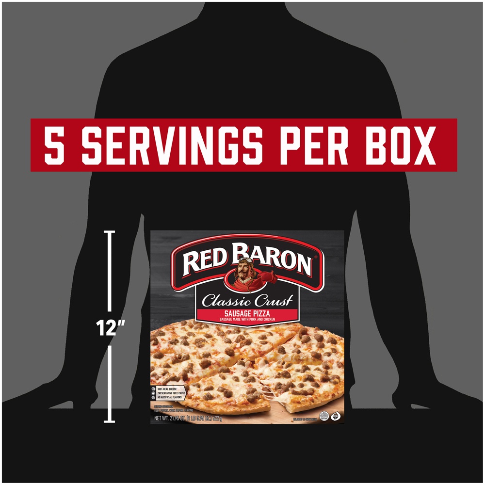 slide 7 of 9, Red Baron Sausage, 21.95 oz