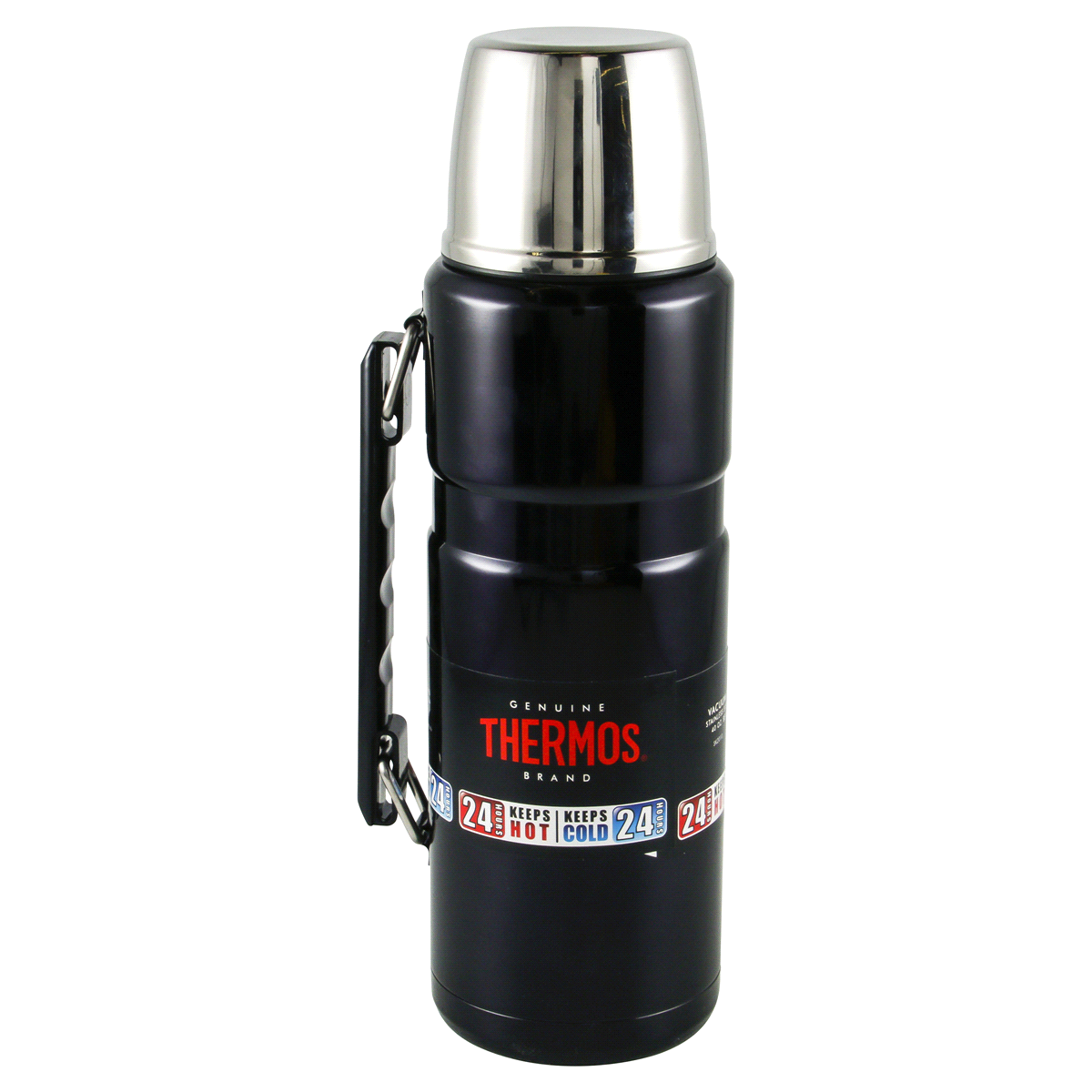 slide 4 of 4, Thermos King Stainless Steel - Midnight Blue, 40 oz