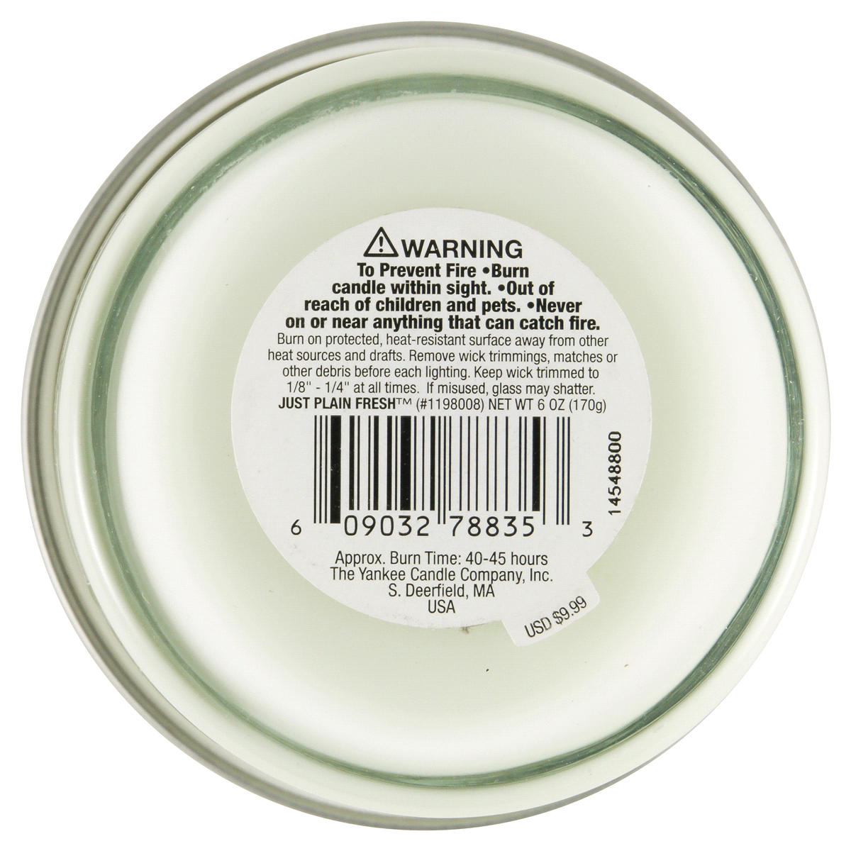 slide 3 of 3, Yankee Candle Good Air Small Tumbler Candle Just Plain Fresh, 6 oz