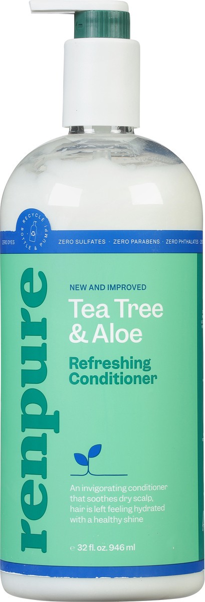 slide 10 of 13, Renpure Refreshing Tea Tree & Aloe Conditioner 32 fl oz, 32 fl oz