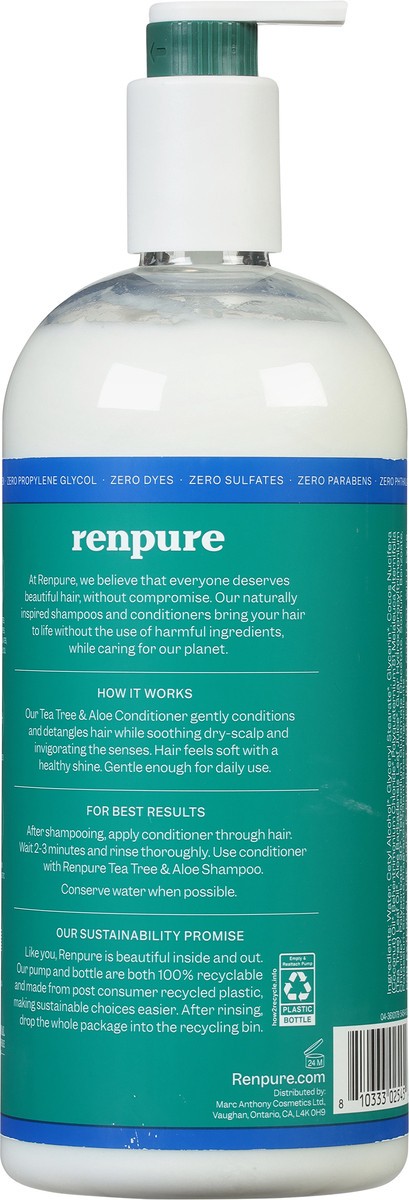 slide 3 of 13, Renpure Refreshing Tea Tree & Aloe Conditioner 32 fl oz, 32 fl oz