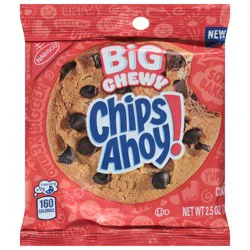 CHIPS AHOY! Big Chewy Chocolate Chip Cookies, 2.5 oz (1 Cookie Per Pack)