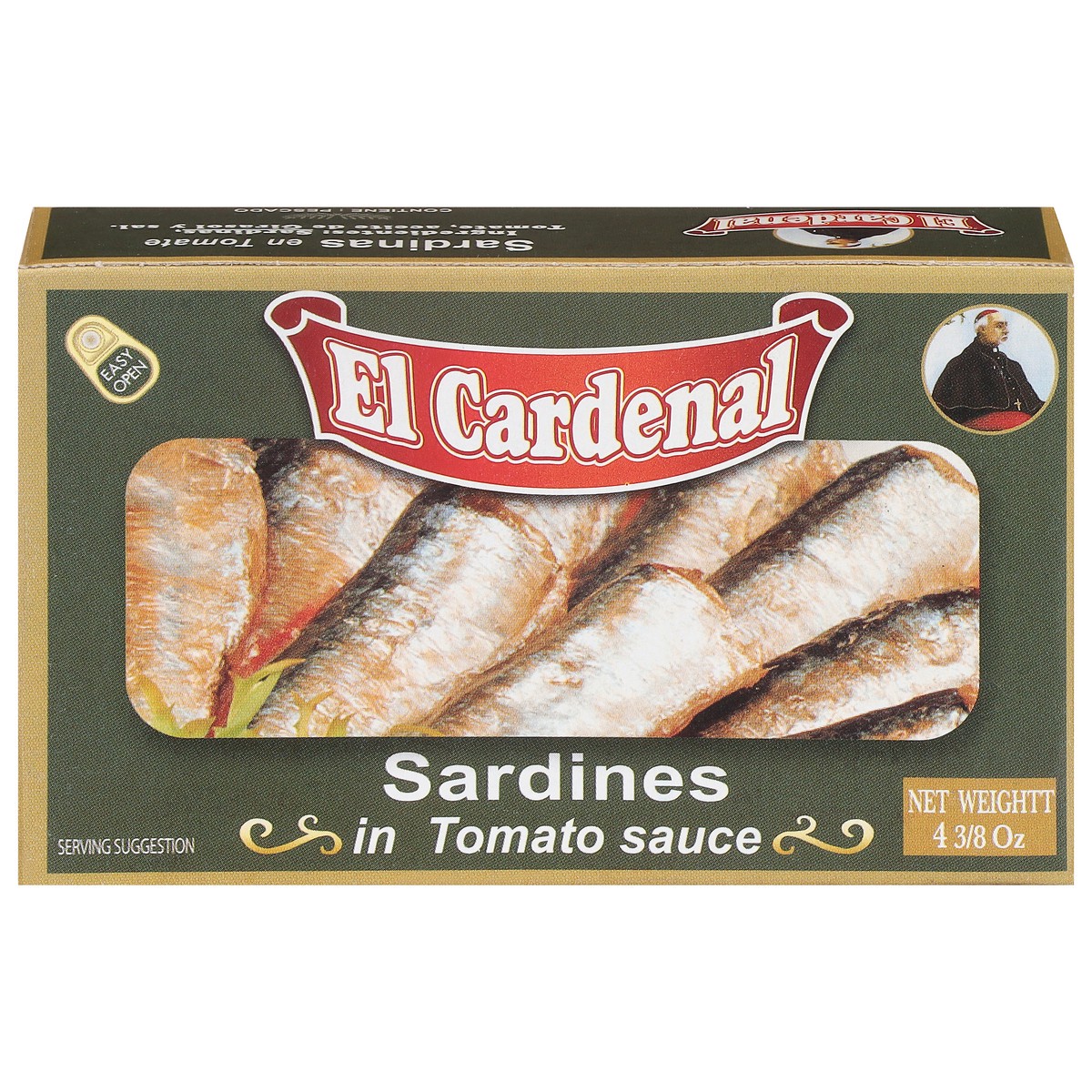 slide 2 of 4, El Cardenal Sardines in Tomato Sauce 4.375 oz, 4 oz