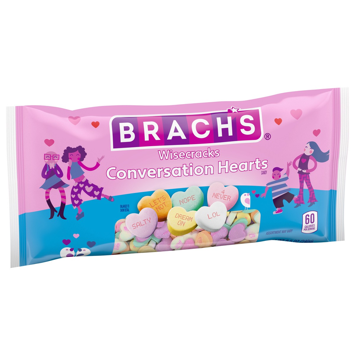 slide 10 of 14, Brach's Wisecracks Conversation Hearts 8.5 oz, 8.5 oz