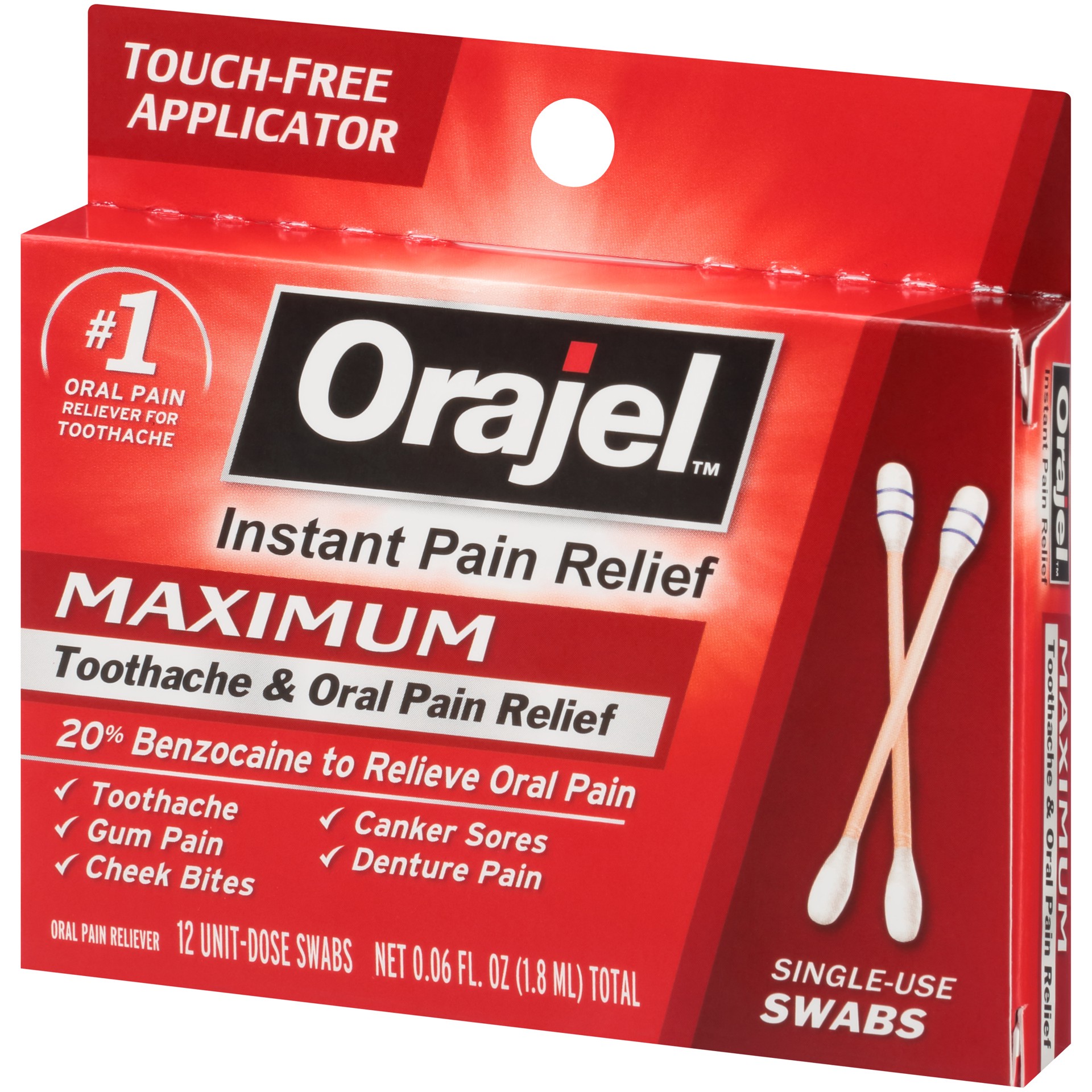 slide 3 of 3, Orajel Instant Pain Relief 12 ea, 12 ct