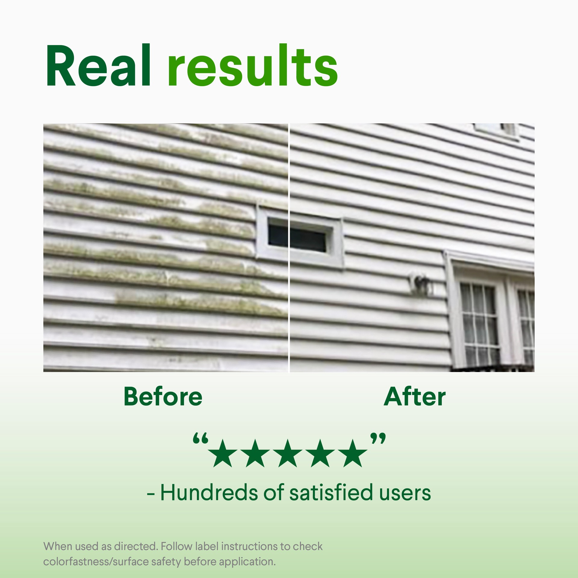 slide 3 of 5, Clorox Pro Results Outdoor Bleach, Destroys Stains From Dirt, Mold, Mildew and Algae, Clorox Bleach Liquid for Outdoor Use, Works in Pump Sprayers, 121 fl. oz. Bottle, 1 ct