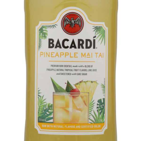 slide 7 of 7, Bacardí Bacardi Ready To Serve Pineapple Mai Tai 12.5% 175Cl/1.75L, 1.75 liter