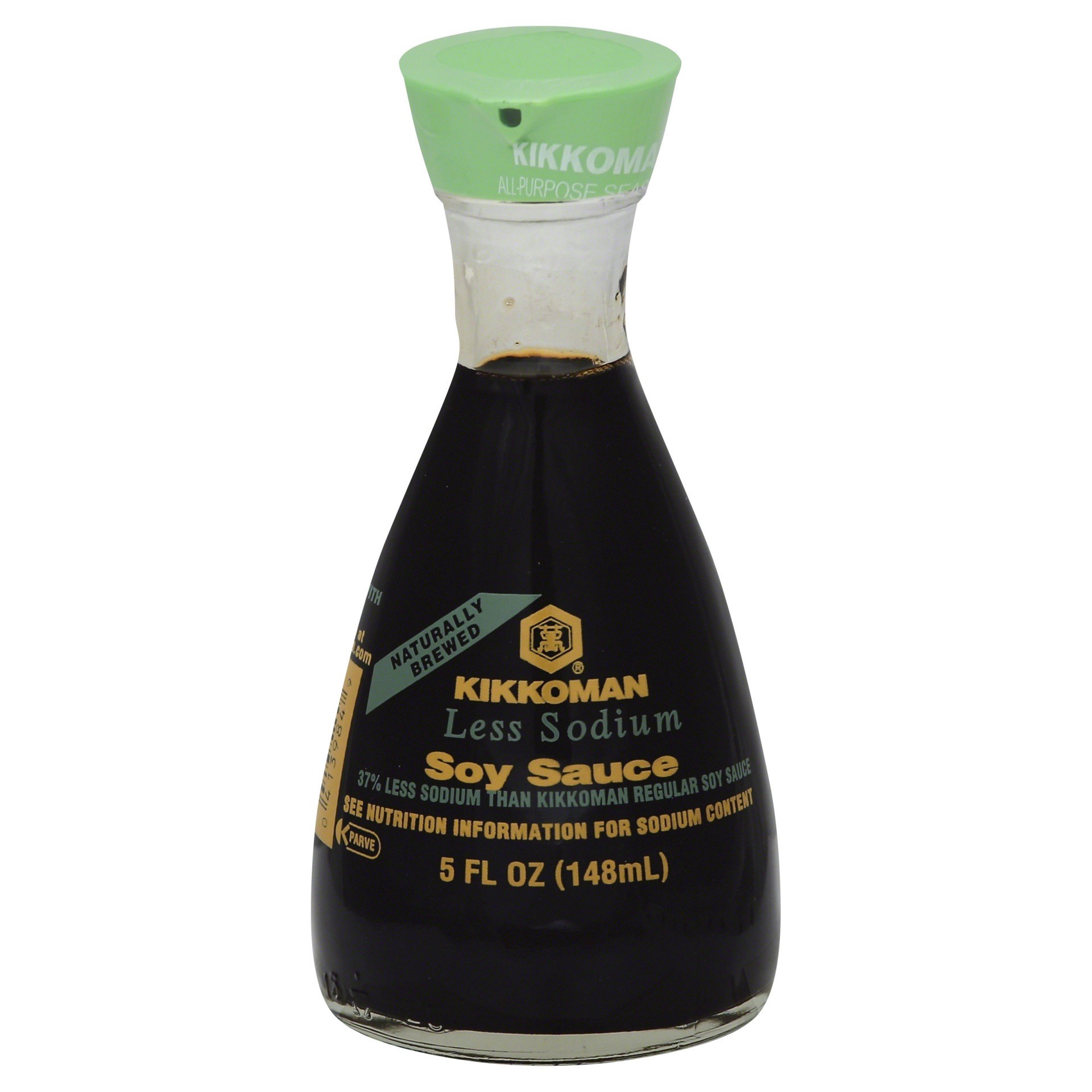slide 1 of 6, Kikkoman Less Sodium Soy Sauce 5 fl oz, 5 fl oz