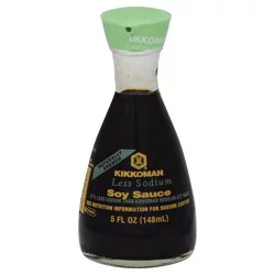 Kikkoman Less Sodium Soy Sauce 5 fl oz