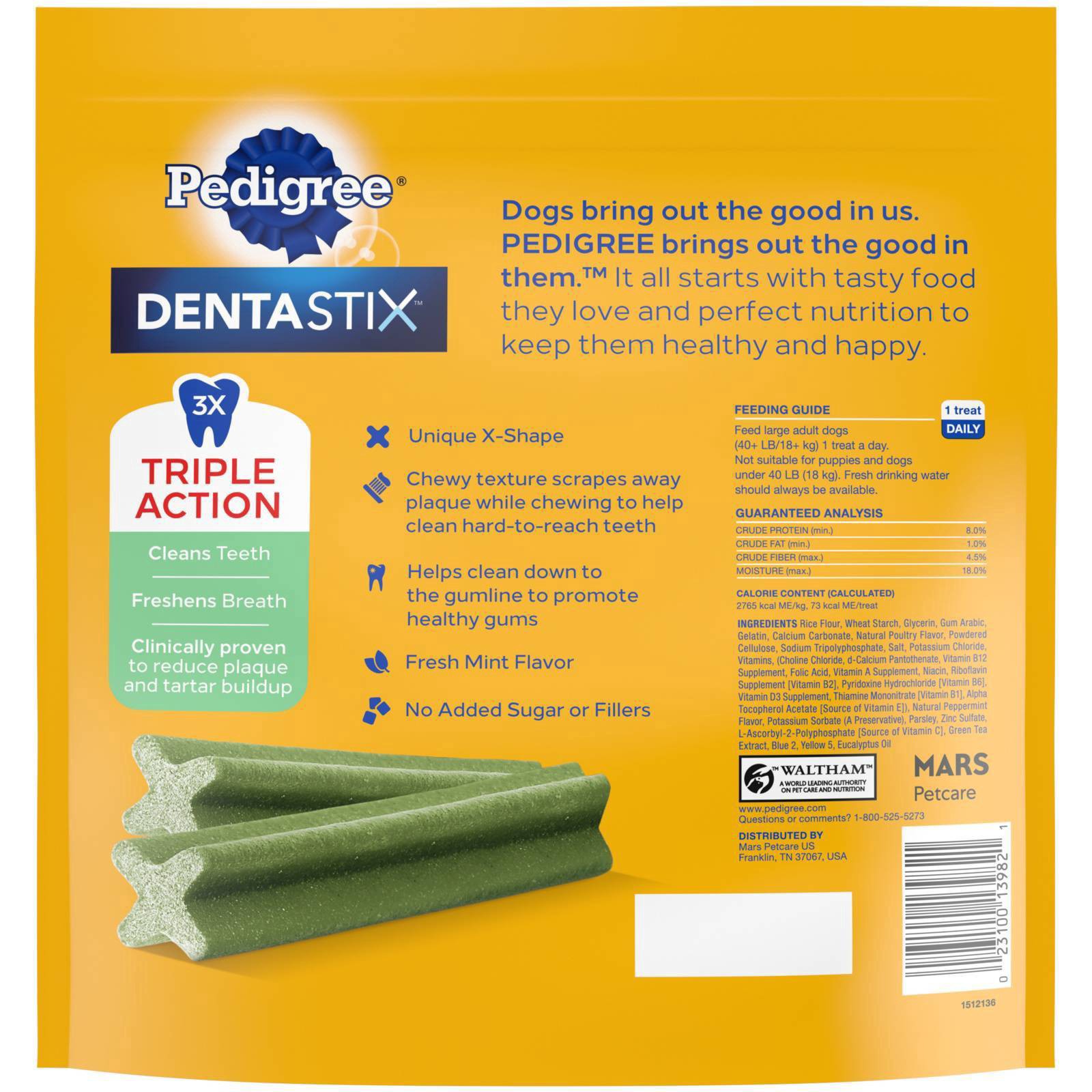 slide 9 of 9, Dentastix Fresh Large Dental Chicken Dental Dog Treats - 36ct, 36 ct