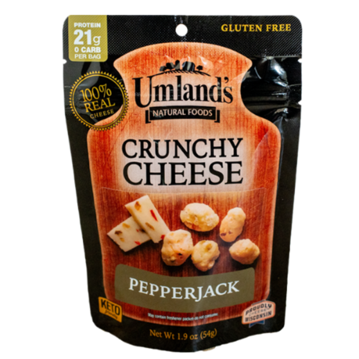 slide 1 of 1, Umland's Umlands Crunchy Cheese Pepper Jack 1.9 oz, 1.9 oz