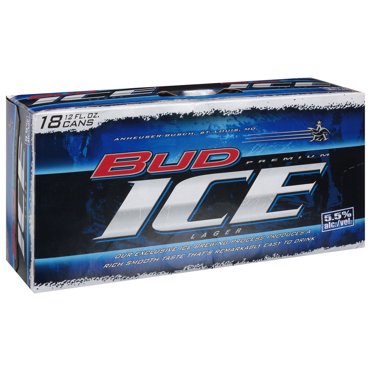 slide 4 of 9, Bud Ice Premium Lager Beer 18 - 12 fl oz Cans, 18 ct