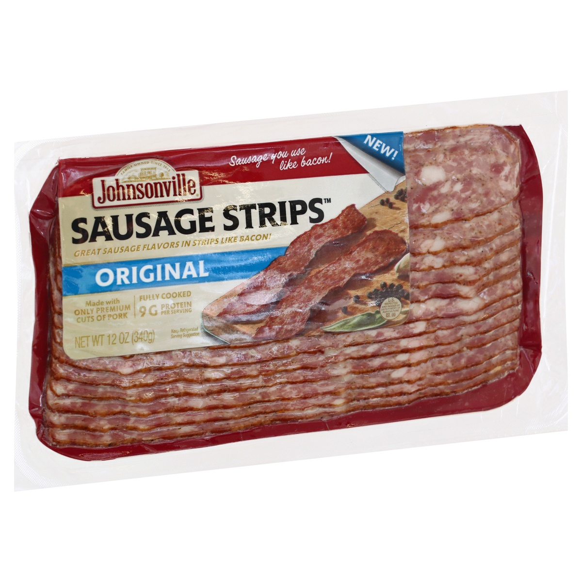Johnsonville Original Sausage Strips 12 ct; 12 oz Shipt